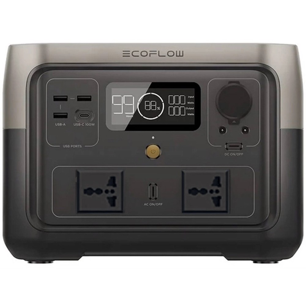Зарядна станція EcoFlow River 2 Max 500 Вт, 512 Вт*год, ZMR610-B-IN (електростанція для дому) INT