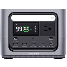 Зарядна станція Gendome Go 300, 300 Вт, 288 Вт*год (електростанція для дому, WIFI, Bluetooth, UPS, ДБЖ)