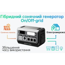 Novgen NOVB2048 — Акумуляторна електростанція 2200 Вт LiFePO4 3500 циклів