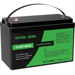 Акумулятор DATOU BOSS LiFePO4 12V/100AH (1280W*h) (літій-залізо-фосфатний акумулятор для ДБЖ (UPS))