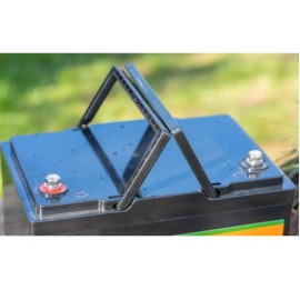 Акумулятор ECO-WORTHY LiFePO4 12V 100Ah з вбудованим BMS (літій-залізо-фосфатний акумулятор для ДБЖ (UPS))