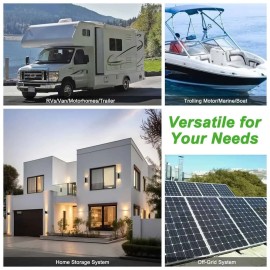 Акумулятор LanPWR LiFePO4 12V/200AH, 200A (2560W*h), Smart BMS, Bluetooth APP (акумулятор для ДБЖ (UPS))