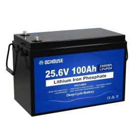 Акумулятор LiFePO4 24В 100Аг (25.6V) 2560Вт-г з BMS, DC HOUSE