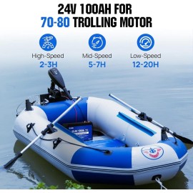 Акумулятор LiFePO4 24В 100Аг (25.6V) 2560Вт-г з BMS, DC HOUSE