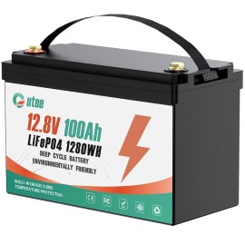 Акумулятор Outee LiFePO4 12.8V/100AH (1280W*h) (літій-залізо-фосфатний акумулятор для ДБЖ (UPS))