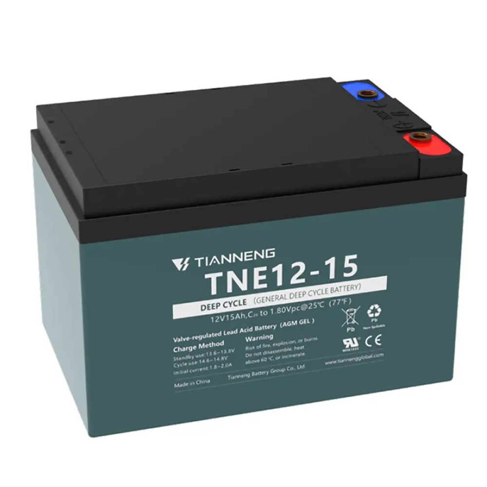 Акумулятор тяговий гелевий TIANNENG TNE12-15
