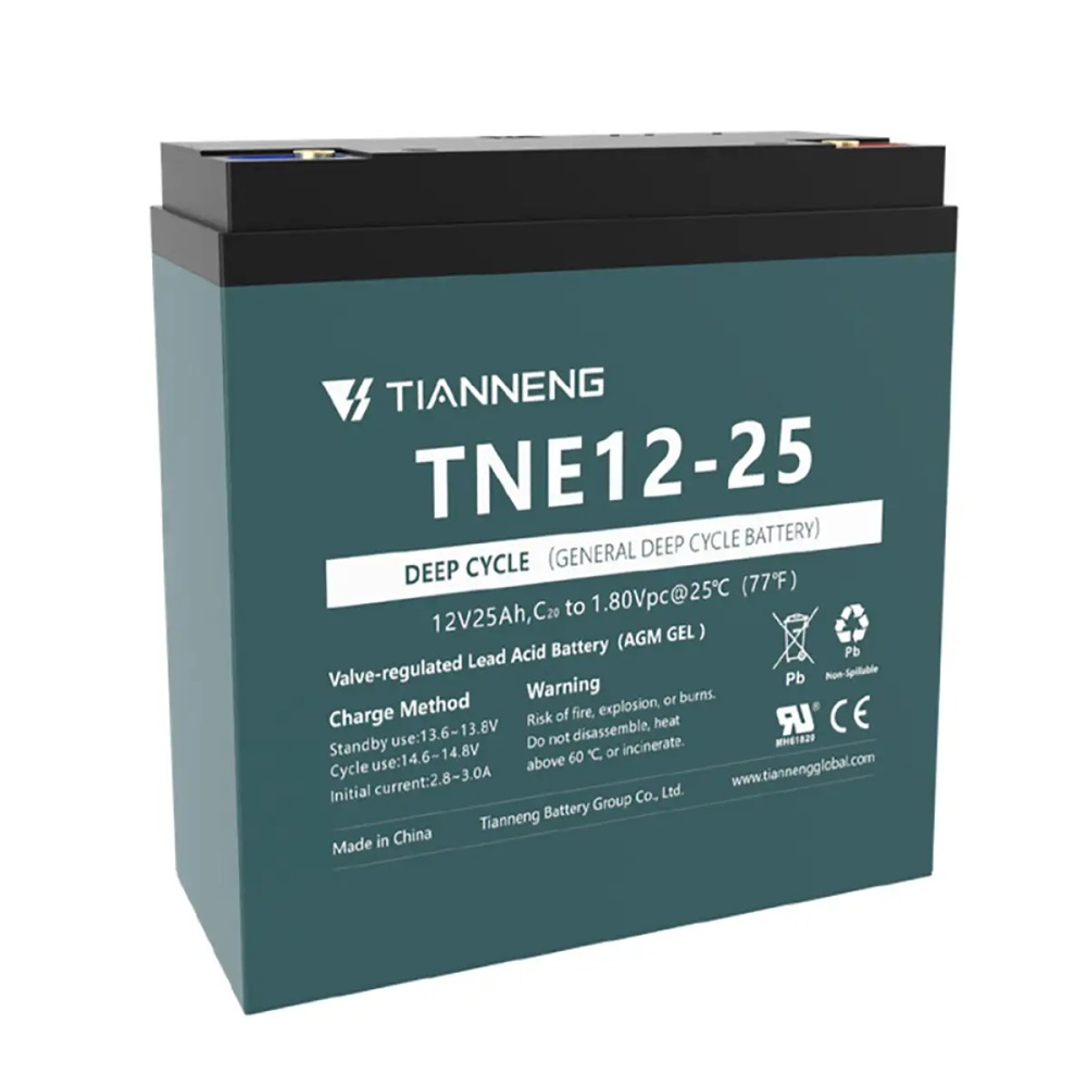 Акумулятор тяговий гелевий TIANNENG TNE12-25