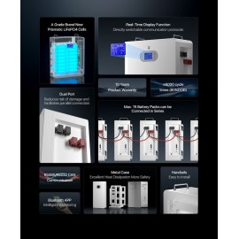 Акумуляторна батарея BasenGreen BR-WM-LV LiFePO4, 10.24кВтч, 51.2В, 200Аг