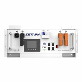 Акумуляторна батарея Zetara 5000EM 51.2В, 100А, 5kWh (LiFePO4, 5,12 кВт ) (літій-залізо-фосфатний акумулятор для ДБЖ)