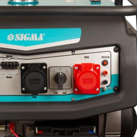 Генератор бензиновий 220-380В 9.5/10.0кВт SIGMA (5710531)