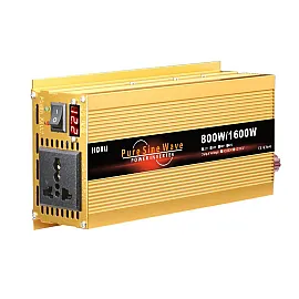 Інвертор HOULI 12-220V 800-1600W чиста синусоїда