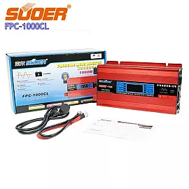Інвертор Suoer FPC-1000CL 1000W 12-220v з зарядним пристроєм
