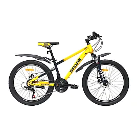 Велосипед SPARK JOY 24 ст13 ам диск жовтий з темно-синім БЕЗКОШТОВНА ДОСТАВКА