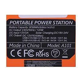 ПОРТАТИВНА ЗАРЯДНА СТАНЦІЯ FLASHFISH A101 26400MAH 120W