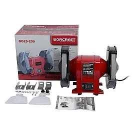 Верстат заточувальний WORCRAFT BG25-200