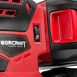 Акумуляторна шліфмашина ексцентрикова WORCRAFT CRS-S20Li
