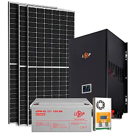 Сонячна електростанція (СЕС) Стандарт (без комплектуючих) 2.5kW АКБ 3.6kWh Gel 150 Ah
