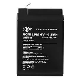 Акумулятор AGM LPM 6V - 4.5 Ah