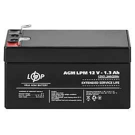 Акумулятор AGM LPM 12V - 1.3 Ah