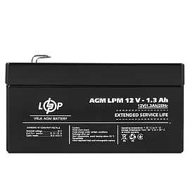 Акумулятор AGM LPM 12V - 1.3 Ah