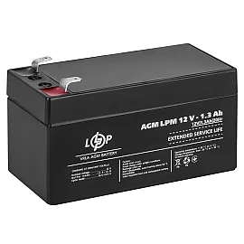 Акумулятор AGM LPM 12V - 1.3 Ah