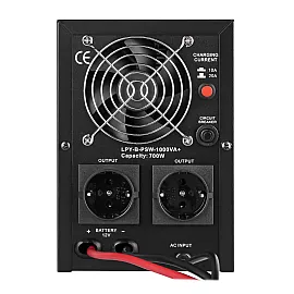 ДБЖ з правильною синусоїдою 12V LPY-B-PSW-1000VA+(700Вт) 10A/20A