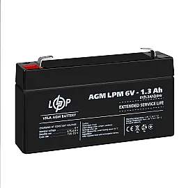 Акумулятор AGM LPM 6V - 1.3 Ah