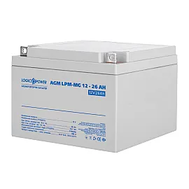 Акція. Акумулятор мультигелевий AGM LPM-MG 12V - 26 Ah