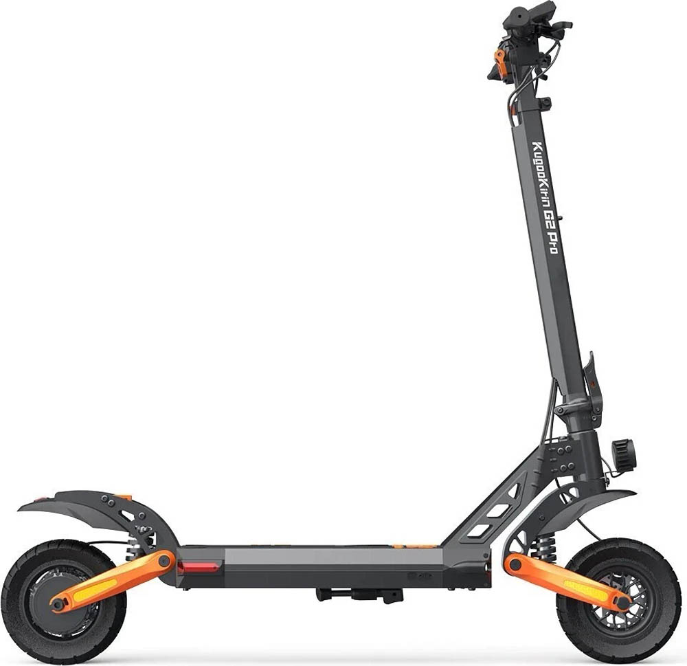 Електросамокат з сидінням KUGOO KIRIN G2 PRO New (600 Вт; 15 А/год; 48 В), чорний
