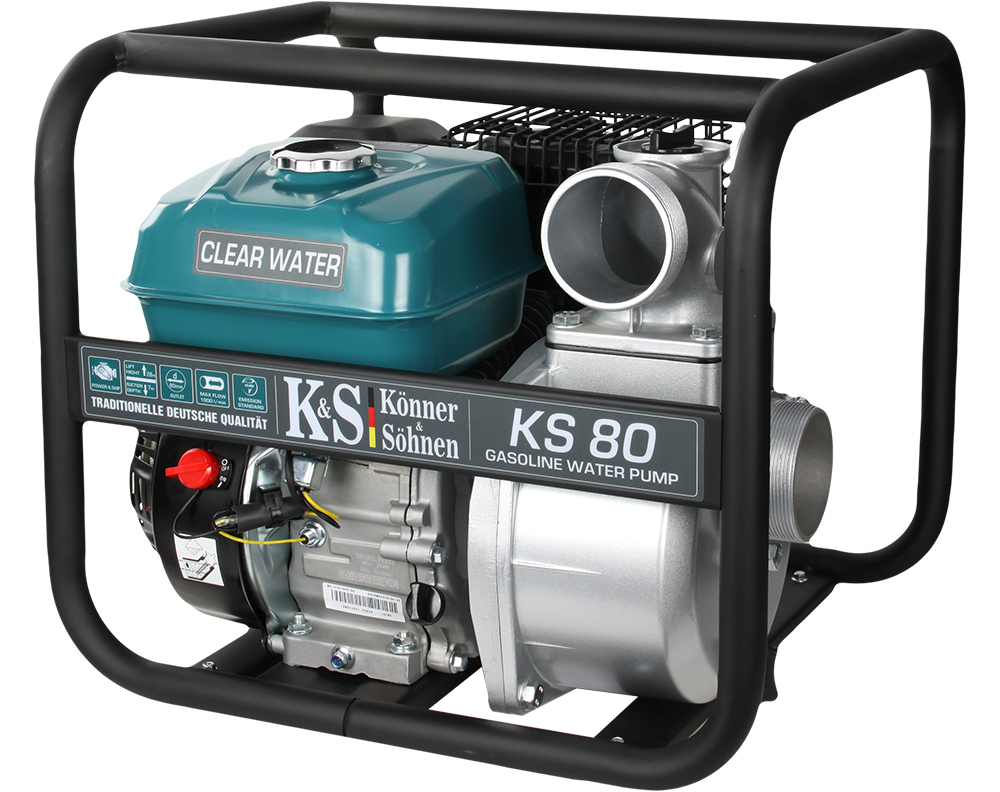 Мотопомпа бензинова Könner&Söhnen KS 80