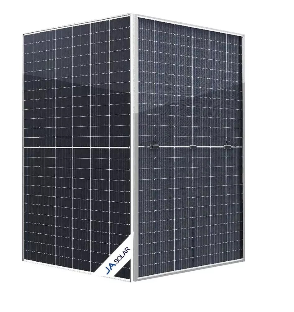 Сонячна панель JA Solar JAM72D42-640/LB (640W | bifacial | silver frame)