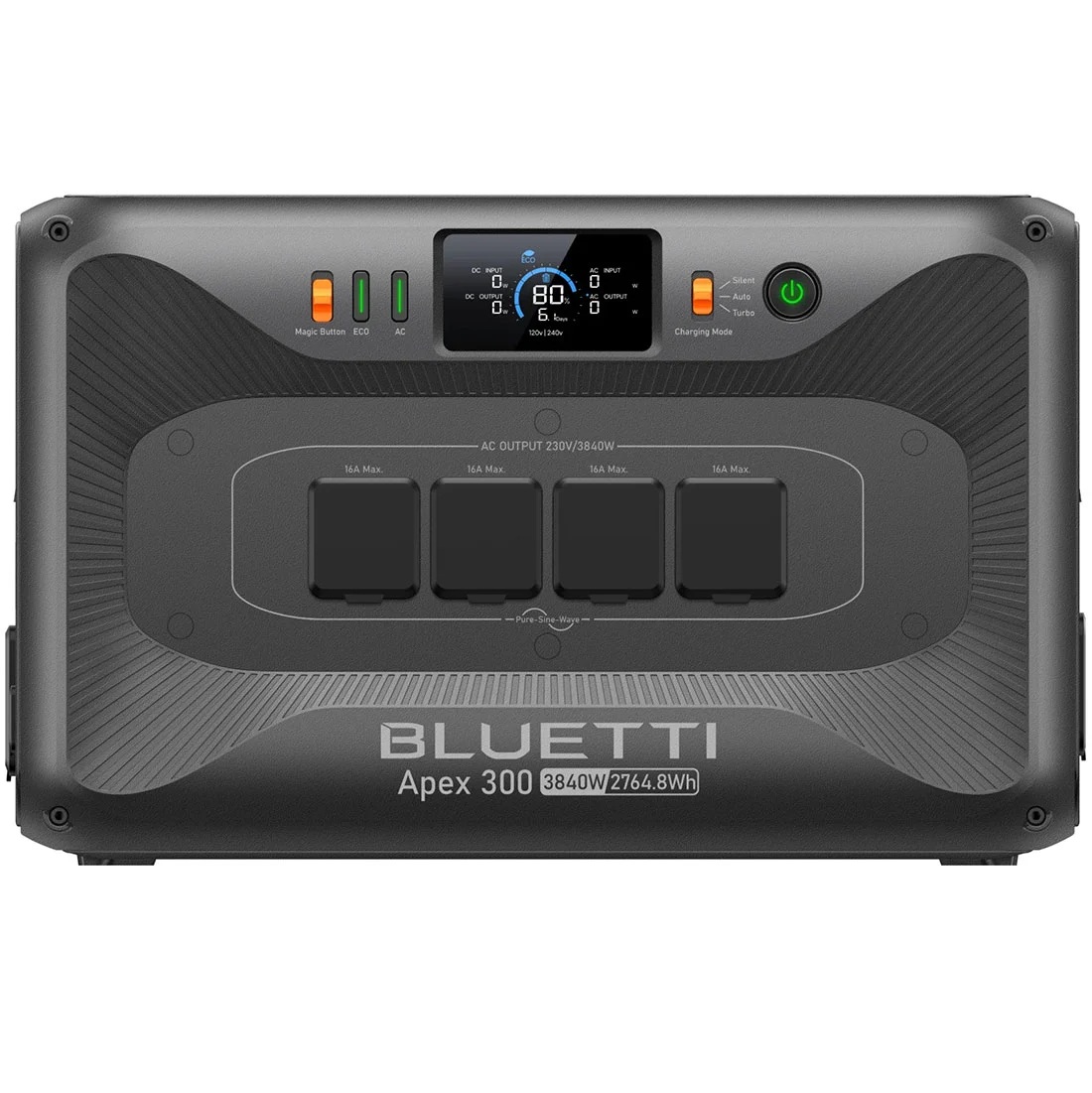 Зарядна станція Bluetti Apex 300, 3840 Вт, 2764,8 Вт*год (електростанція для дому, UPS, ДБЖ)