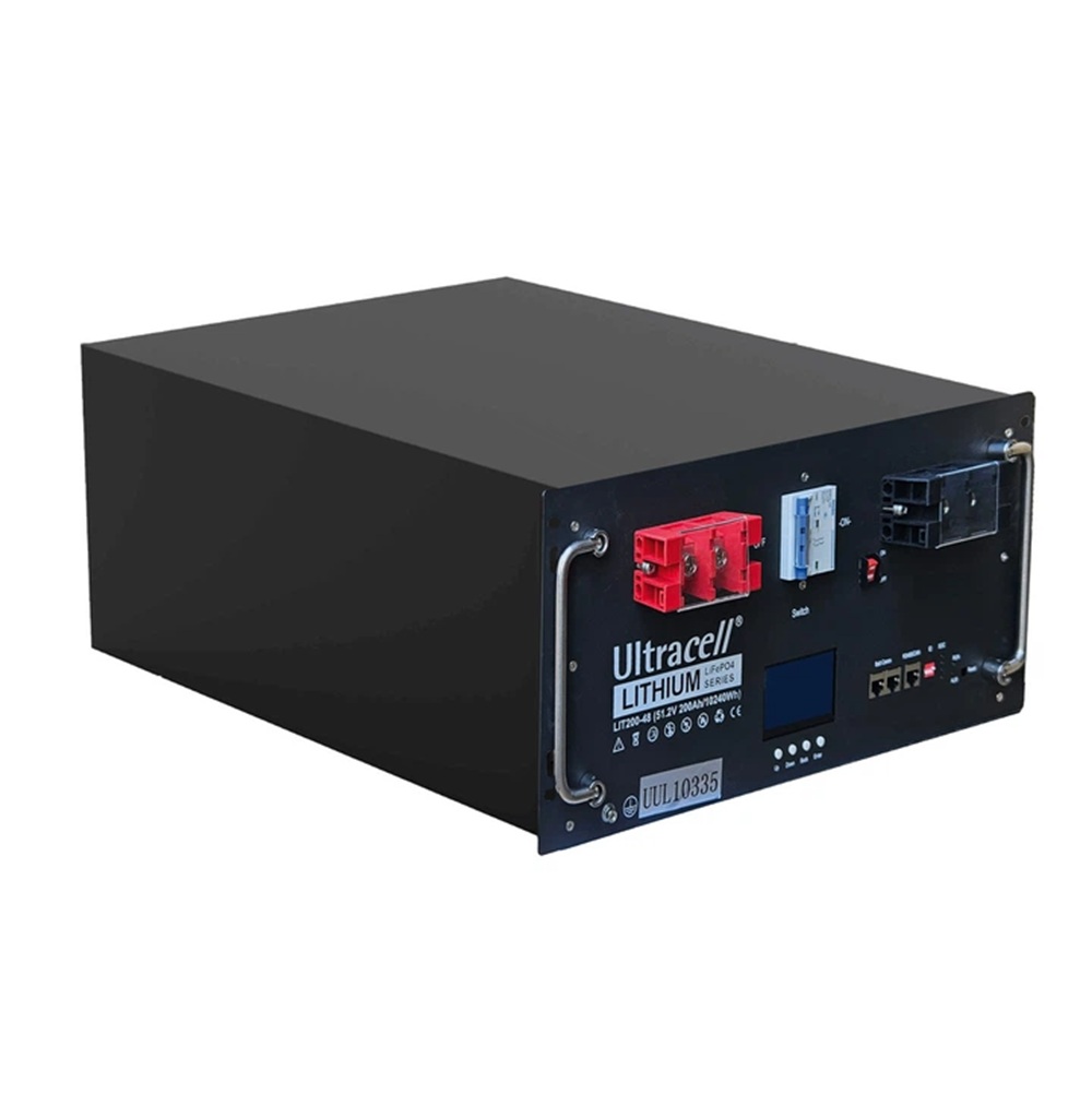 Батарея акумуляторна Ultracell LiFePO4 48(51.2) 200Ah/ 10240W(10.24kW) CAN PROTOCOL Steel Case